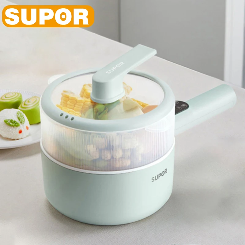 

SUPOR Multi Cooker 1.6L Mini Hot Pot Portable Electric Rice Cooker Small Home Kitchen Appliances Dormitory Office Available