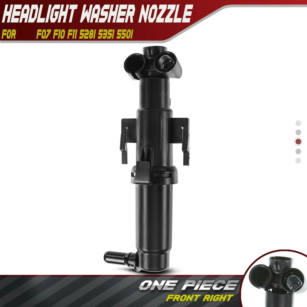 61677377668 자동차 헤드라이트 와셔 깍지, 앞 오른쪽, BMW 535D XDrive 2014-2016