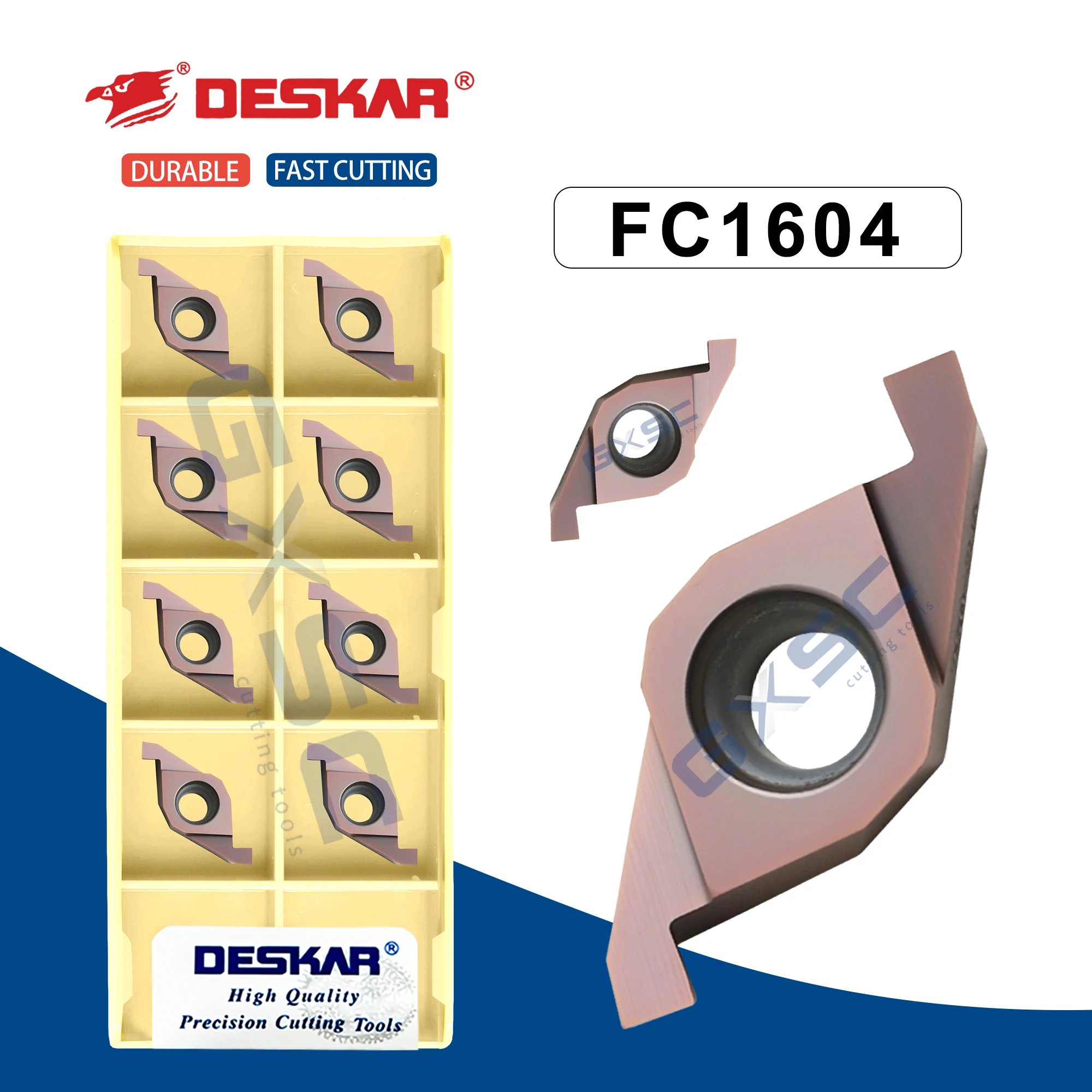 

CNC Machining Grooving Blade FC1604R100-1.0 FC1604R250-2.5 LF6018 FC1604R Series Processs Stainles Steel Tool Part GroovingBlade