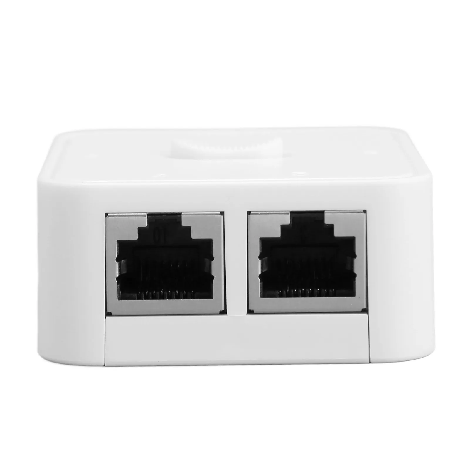 Gigabit-Netzwerk-Switch, 2 Ports, 10/100/1000 Mbit/s, 2 Eingänge, 1 Eingänge, 2 Ausgänge, PoE-Extender-Switch, RJ45-Netzwerk-Splitter-Adapter