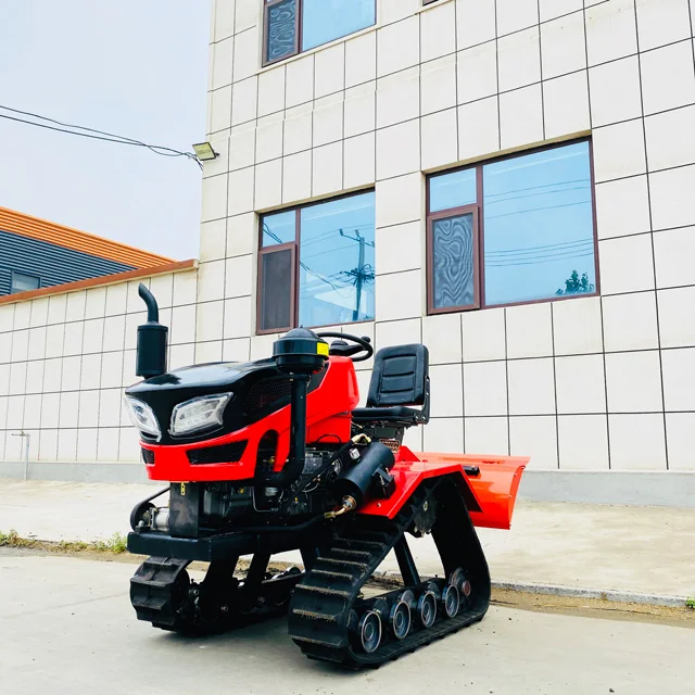 Rotary Cultivator Tenaga Diesel Remote Control Cultivator untuk Pertanian Digunakan 35HP