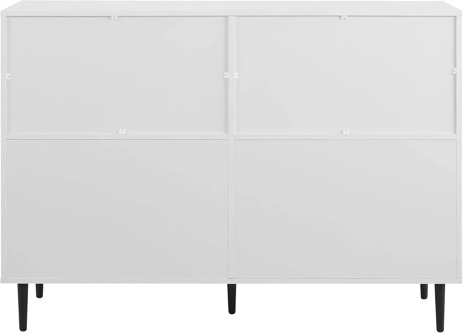 Mila-Planche de rangement moderne, chêne blanc et rustique, 52 po, 6MELStorage