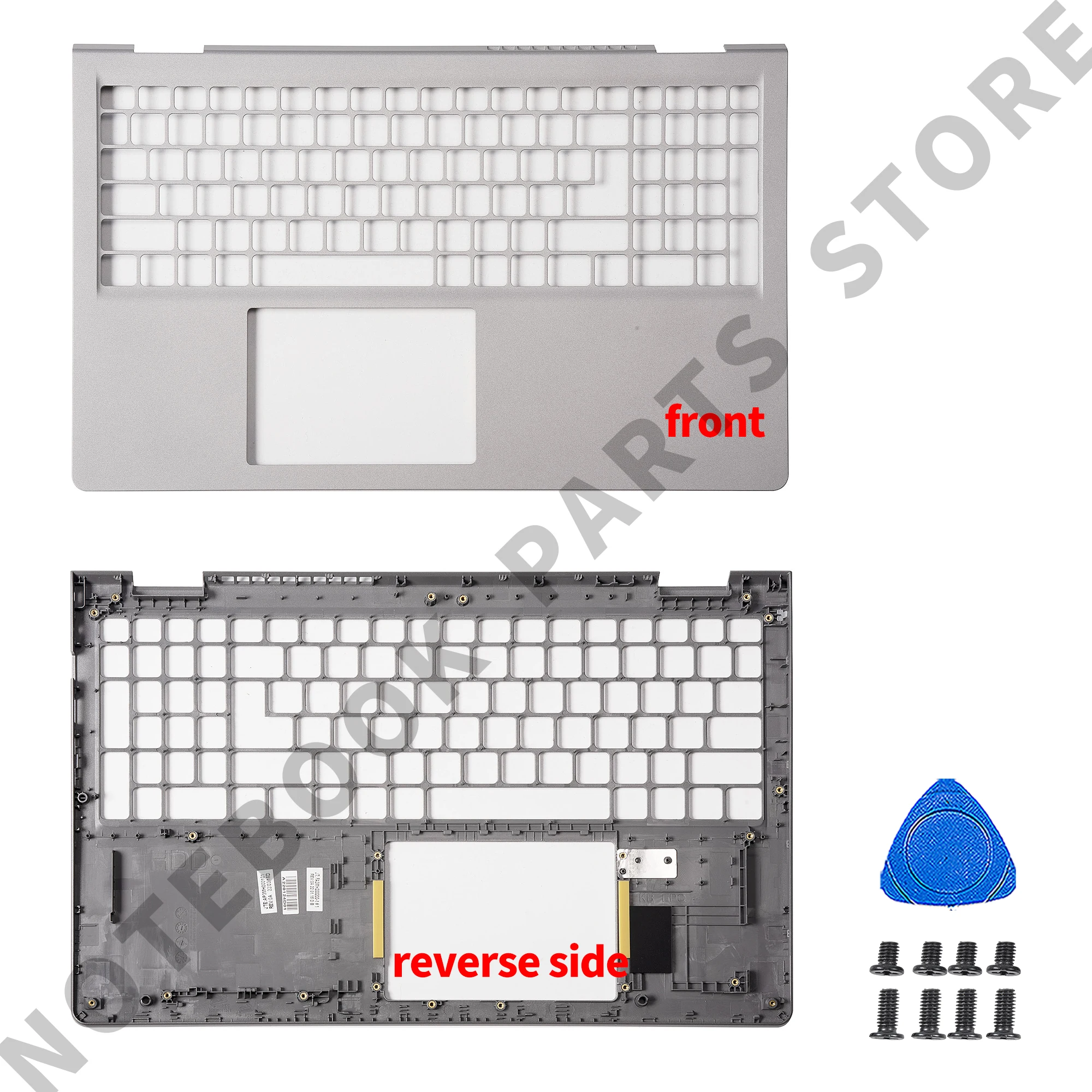 Parti per Inspiron 15 3510 3511 3515 3520 3521 LCD Cover posteriore lunetta Palmrest coperchio inferiore custodia superiore argento 0 ddm9d