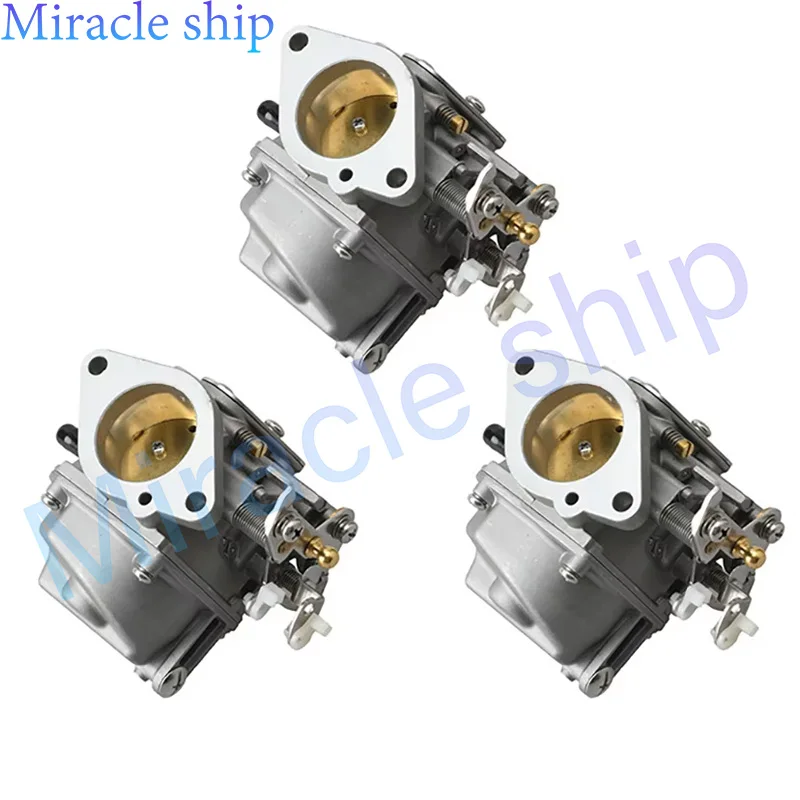 

688-14301-08 Carburetor Assy Kit For Yamaha 2 Stroke 50HP 75HP 85HP 688-14301-08 688-14302-08 688-14303-08Boat Engine