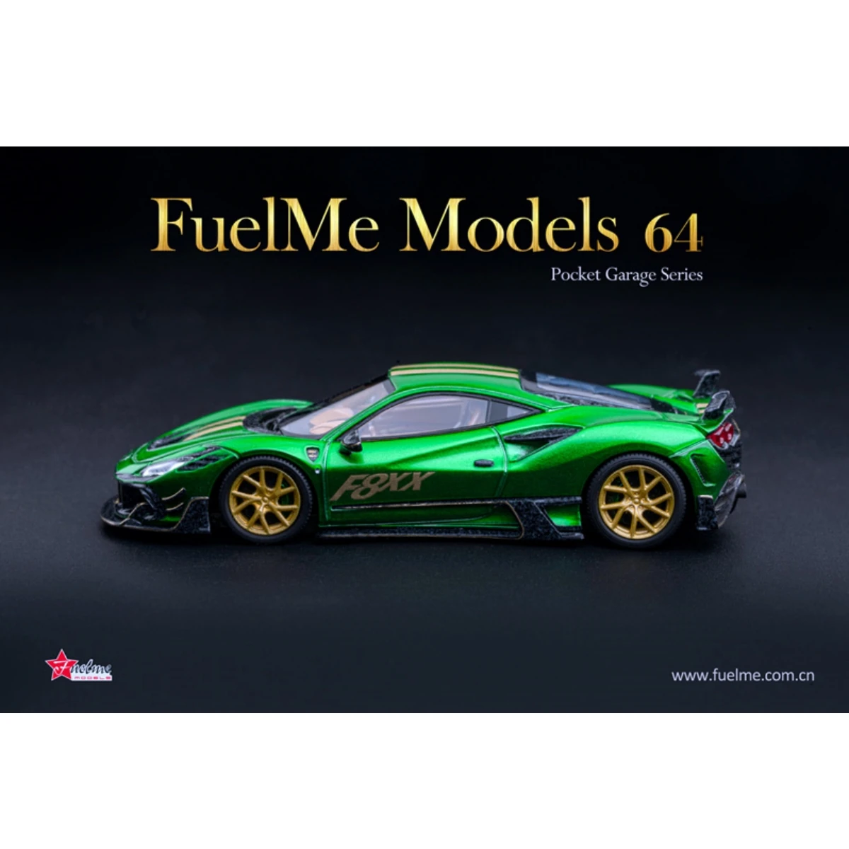 Fumei FuelMe 1:64 Mansory supercar F8XX Resin Car Model Decoration