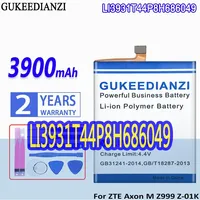 High Capacity GUKEEDIANZI Battery LI3931T44P8H686049 3900mAh For ZTE Axon M Z999 Z-01K Bateria