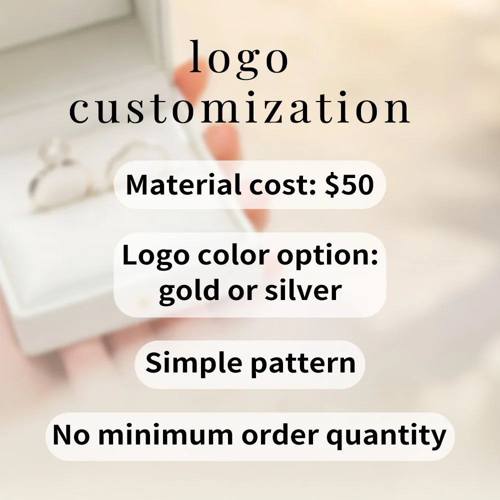 Personalized Jewelry Gift Boxes with Custom Logo, Ideal for Branding Retail Showcasing, Holiday Presents Jewelry Storage Jeweler