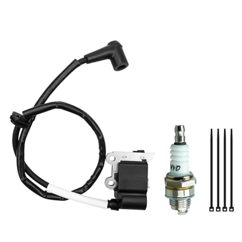 

Комплект катушек зажигания для воздуходувок: 1 катушка, 1 искровой провод, 4 кабельные стяжки. Подходит для моделей 150BF, 350BF, 150BT, 350BT, EBZ5100, EBZ5150.