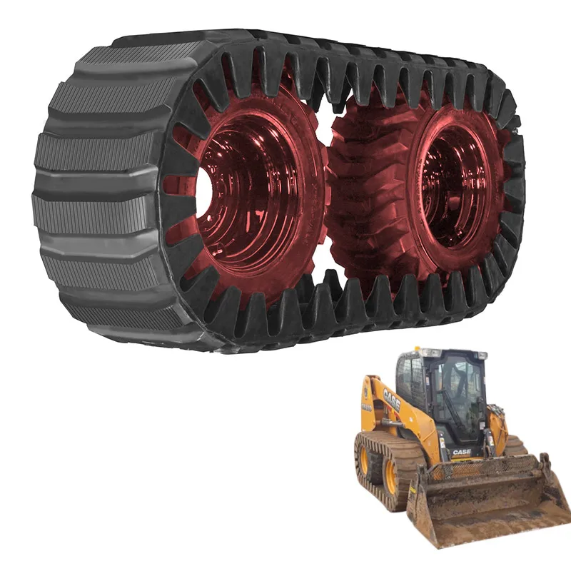 

Factory Dirent Sale Skid Steer Over the Tire Tracks Skidsteer OTT Rubber Track Over the Tire Skid Loader Tracks