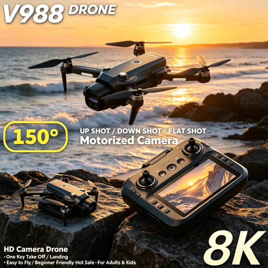 drone-pliable-original-v988-double-camera-8khd-wifi-5g-fpv-telecommande-a-grand-ecran-quadricoptere-professionnel-avec-systeme-d'evitement-d'obstacles