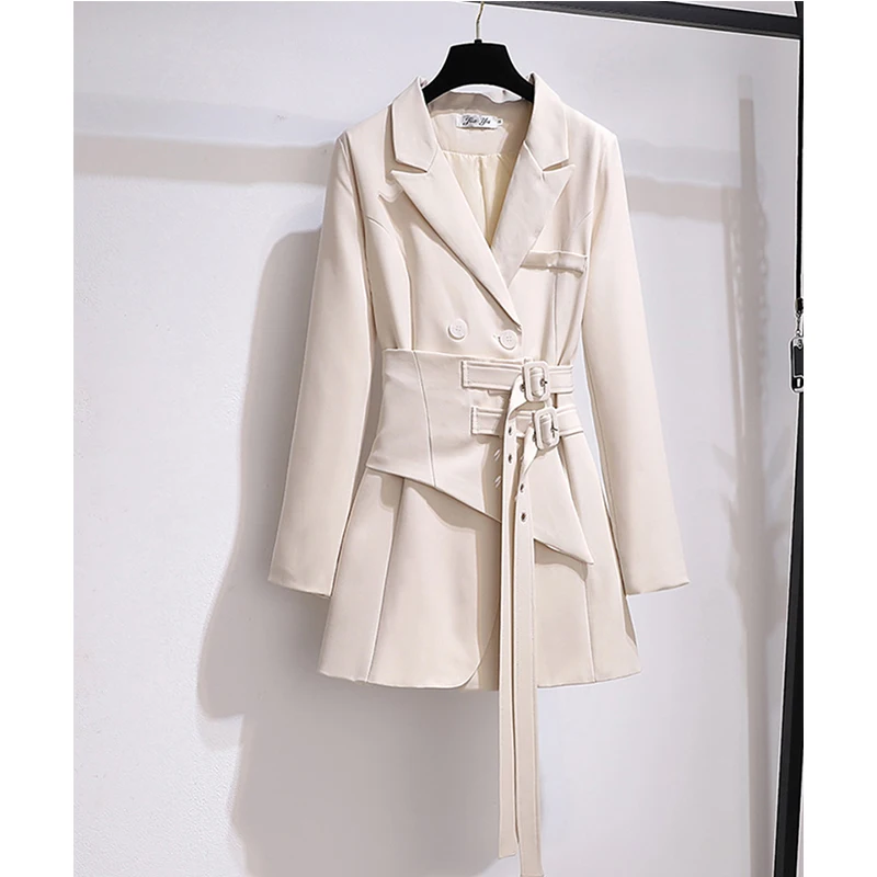 

Suit Dress Designed Niche Suit Jacket Slim Long Sleeve Tie Suit Dresses