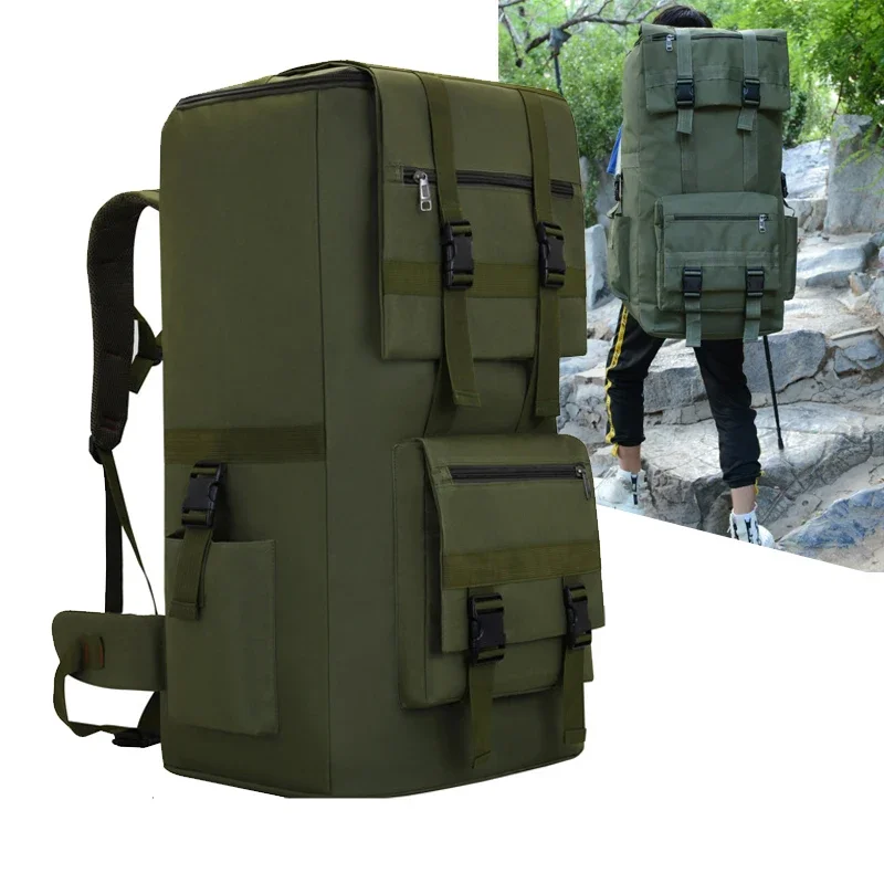 110L Men Hiking Bag Camping Backpack Large Army Outdoor Climbing Trekking Travel Rucksack Tactical Bags Luggage Bag