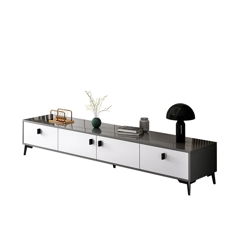 Simple Storage 2025 Small Apartment Rental House TV Cabinet Integrated New Home Storage TV Cabinet Living Room