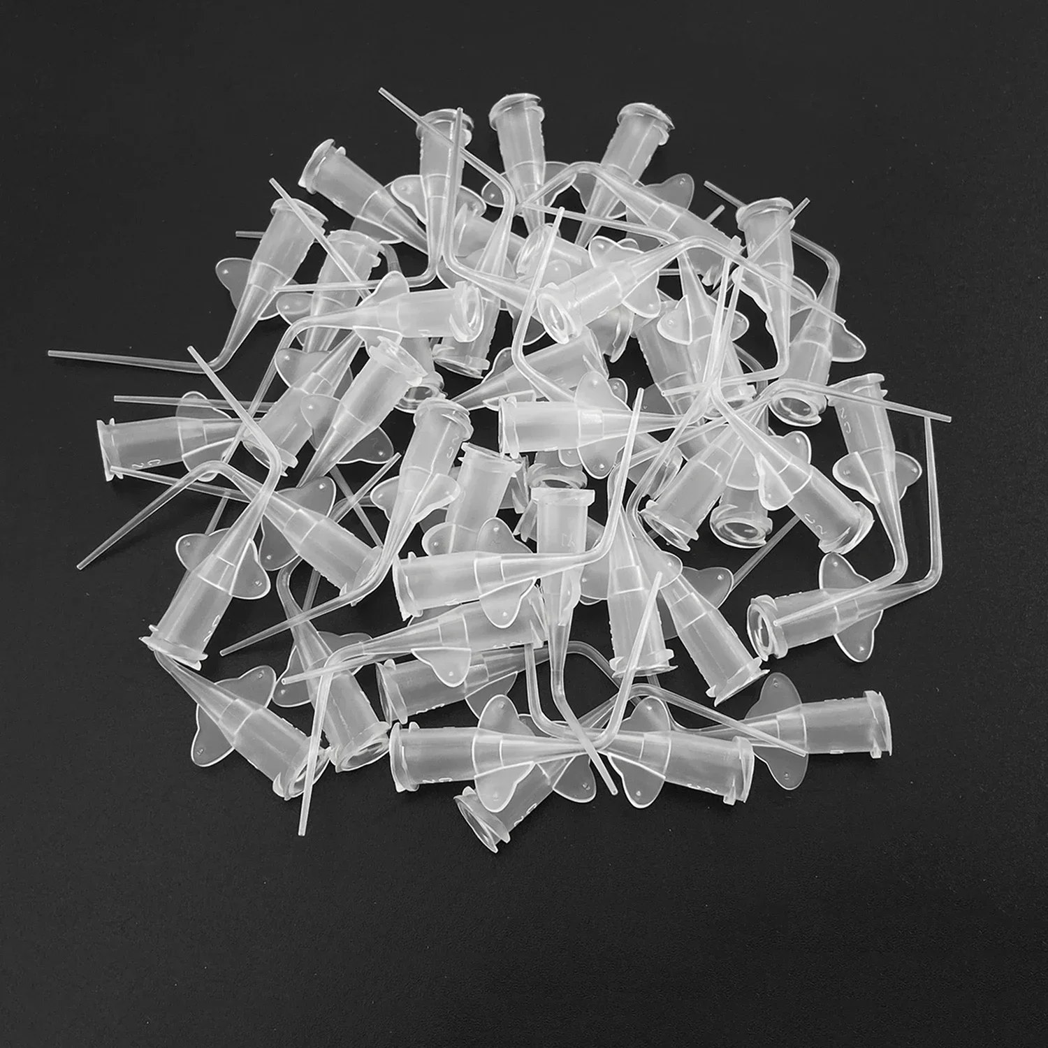 SYNI-Seringa de plástico descartável para clareamento dos dentes, Irrigação Rinse Tip, Medicina Injeção Dentária, 100pcs