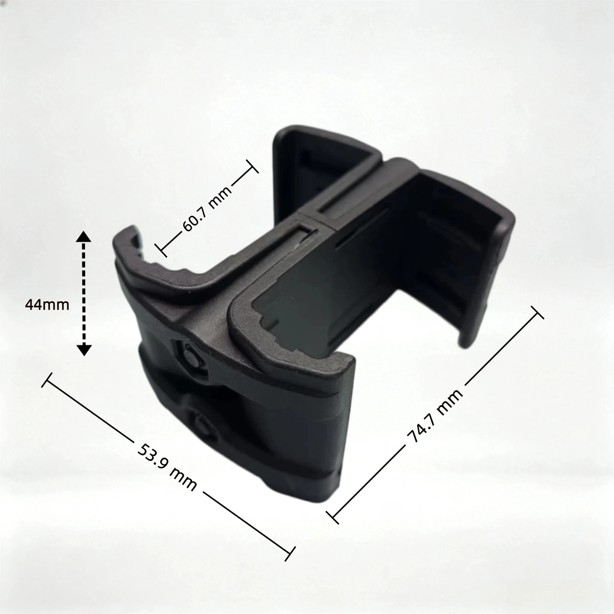 Universal Dual Parallel Mag Coupler Connector Clip AK AR15 M4 Mag595 Airsoft Speed Loader Hunting Outdoor Accessories - view 3