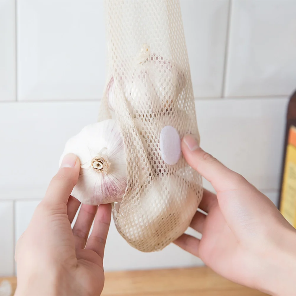 2PCS Wall Mount Portable Vegetable Storage Mesh Bag Multifunctional Hanging Fruit Net Bag Organizer Holder Containers Storage fo