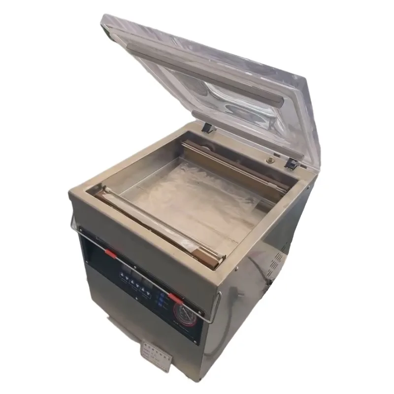 Máquina de Sellado al Vacío Automática de Alta Resistencia HB-340A, Grado Industrial, para Conservación de Carne, Mariscos y Alimentos Secos o Húmedos
