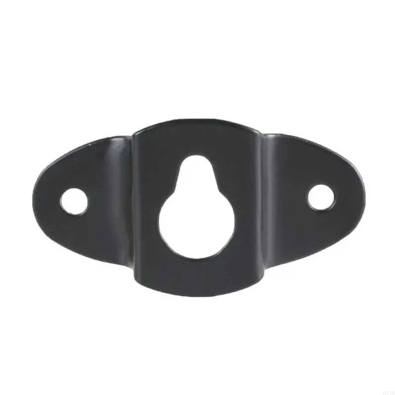 H7JF 1Pair 스피커 주변 스피커 용 벽 마운트 훅은 내구성 금속 구조로 음악 장치를 안전하게 보유하고 있습니다.