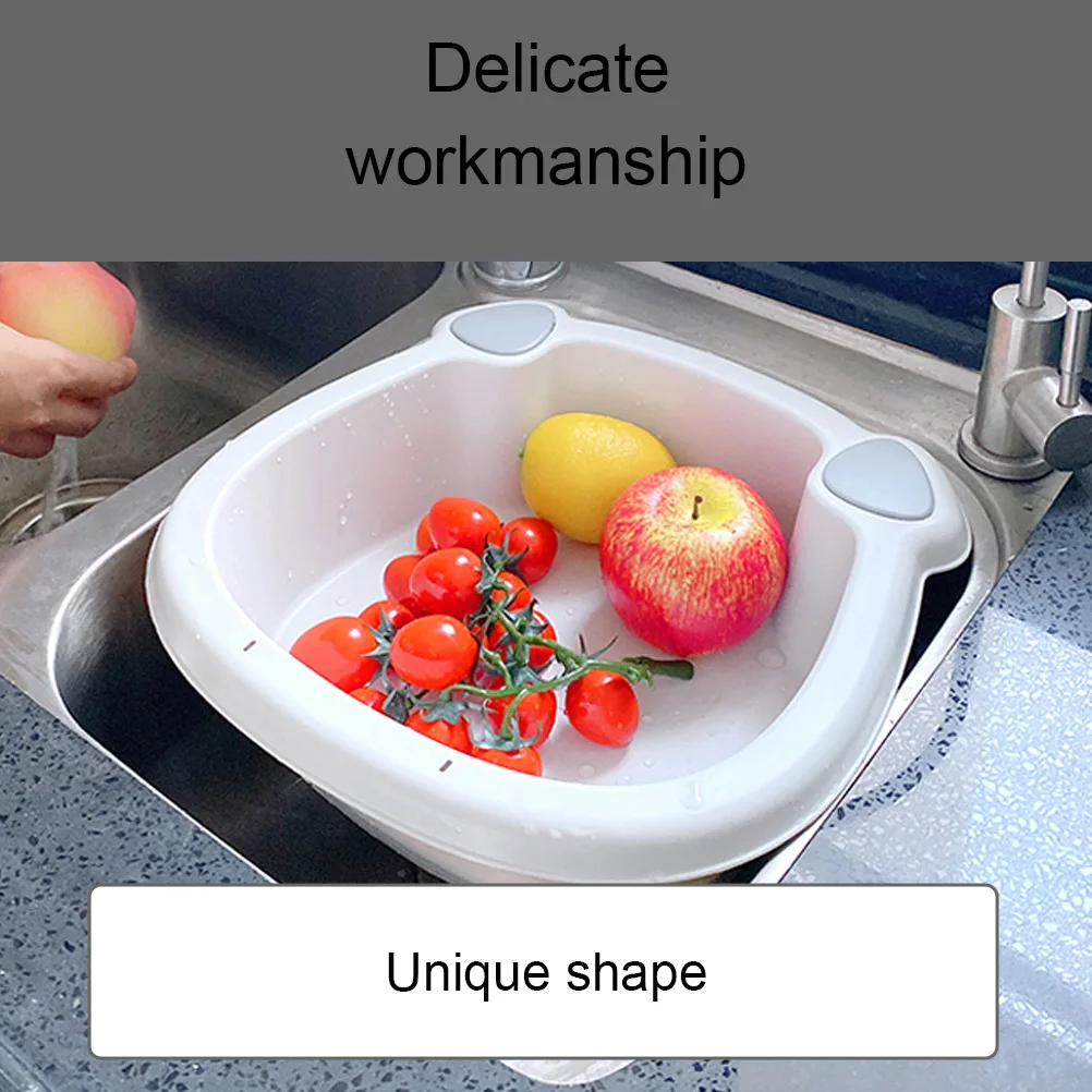 

1 Set Wash Basin With Scrub Board Kitchen Dishpan Dorm Laundry Tub For Handwashing Clothes Bathing Camping Ice Bucket