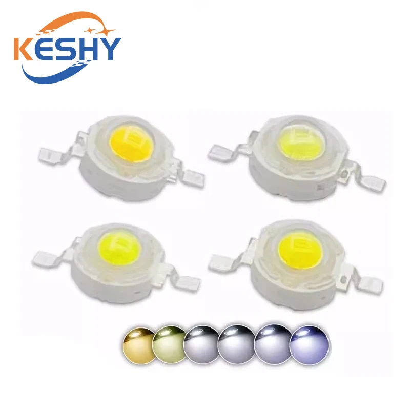5PCS 1W 3W 5W LED High Power LEDs Cold White Natural White Warm White RGB Red Green Blue Yellow Light Source