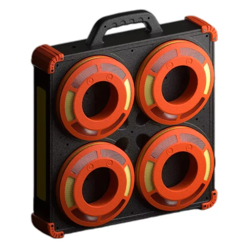 

8 Pack Sequential Portable Road Cones Commander Light for Traffic Emergency Flashing Barricade Flare Beacon Light for Cone