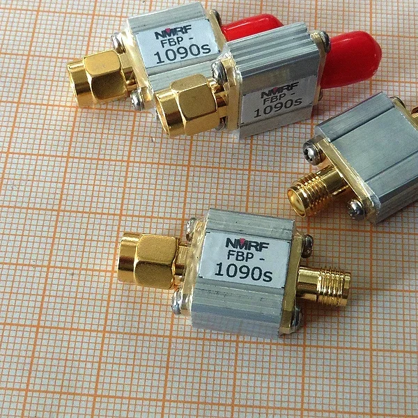 1090MHz ADS-B Aeronautical Band Bandpass SAW Filter with SMA Interface