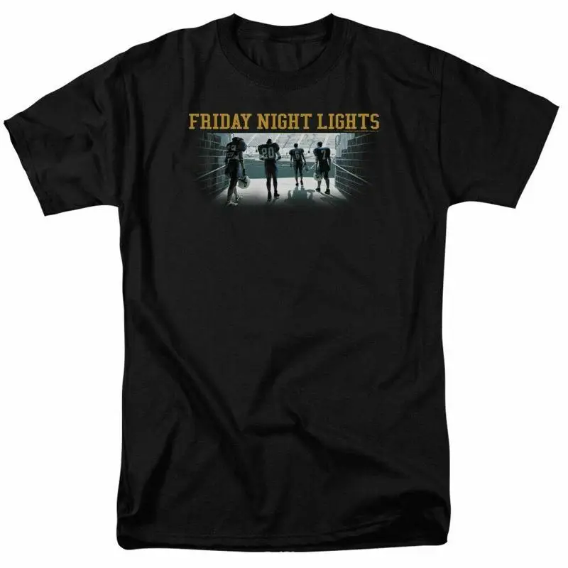 Friday Night Lights Game Time Logo T Shirt Mens Licensed Classic TV Show Black