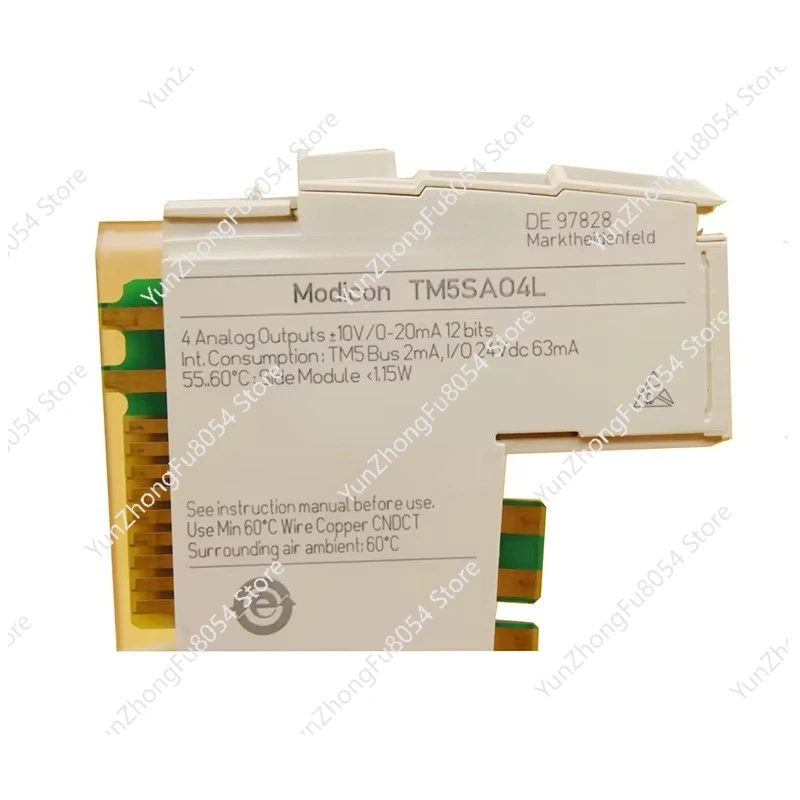 

Для модуля аналогового вывода TM5SAO4L Modican TM5 40 +/-10 В от 0 до 20 мА, 12 бит