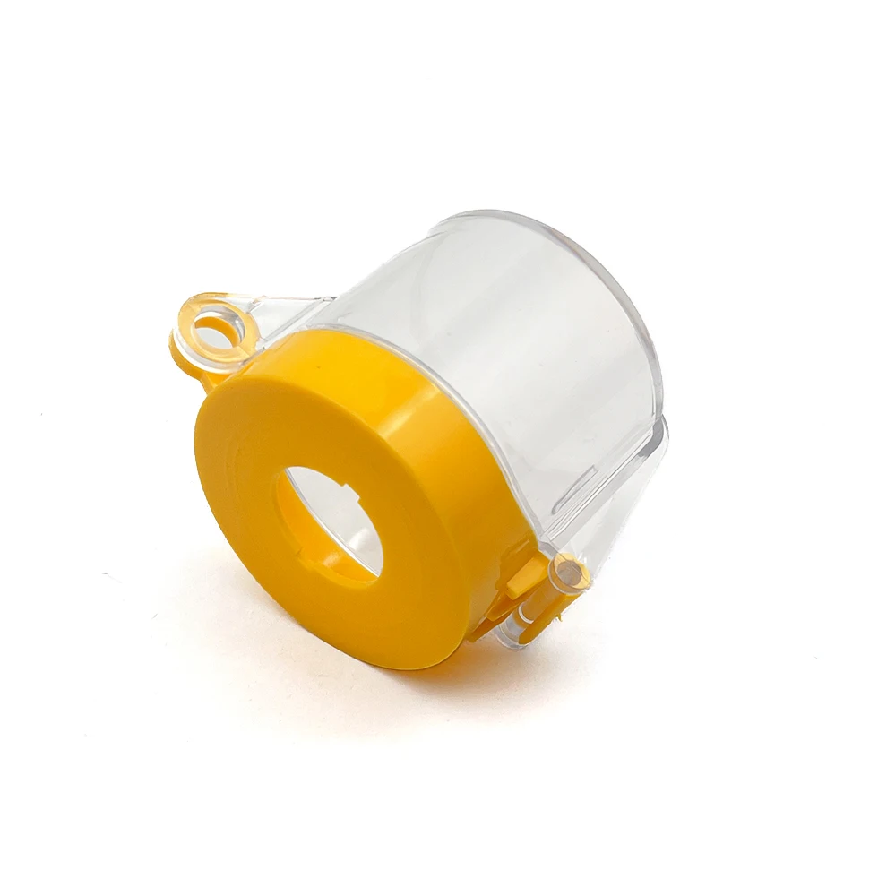 Emergency Stop Button Protection Cover Clamshell Circle Small and Large Ingot Anti-Collision Protection Ring Seat Waterproof