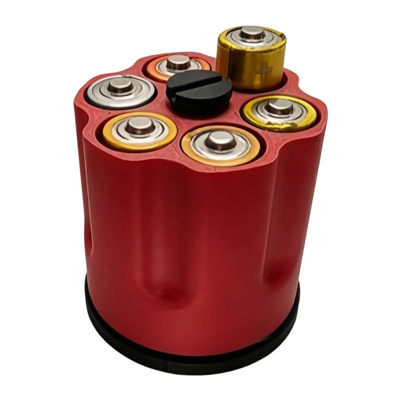  3D Printed D Cell Battery Organizers Battery Storage Box NonSlip Bottom