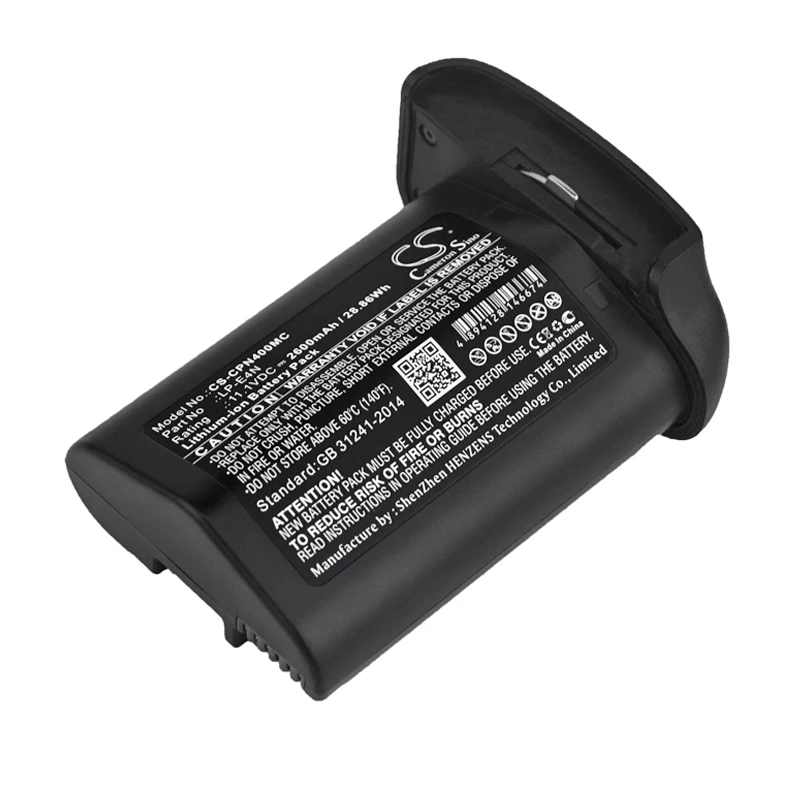 CS 2600mAh/28.86Wh battery for Canon 1D Mark 3,1D Mark 4,1DS Mark 3,1DX,540EZ,550EX,580EX,580EX-II,EOS 1DX Mark 2