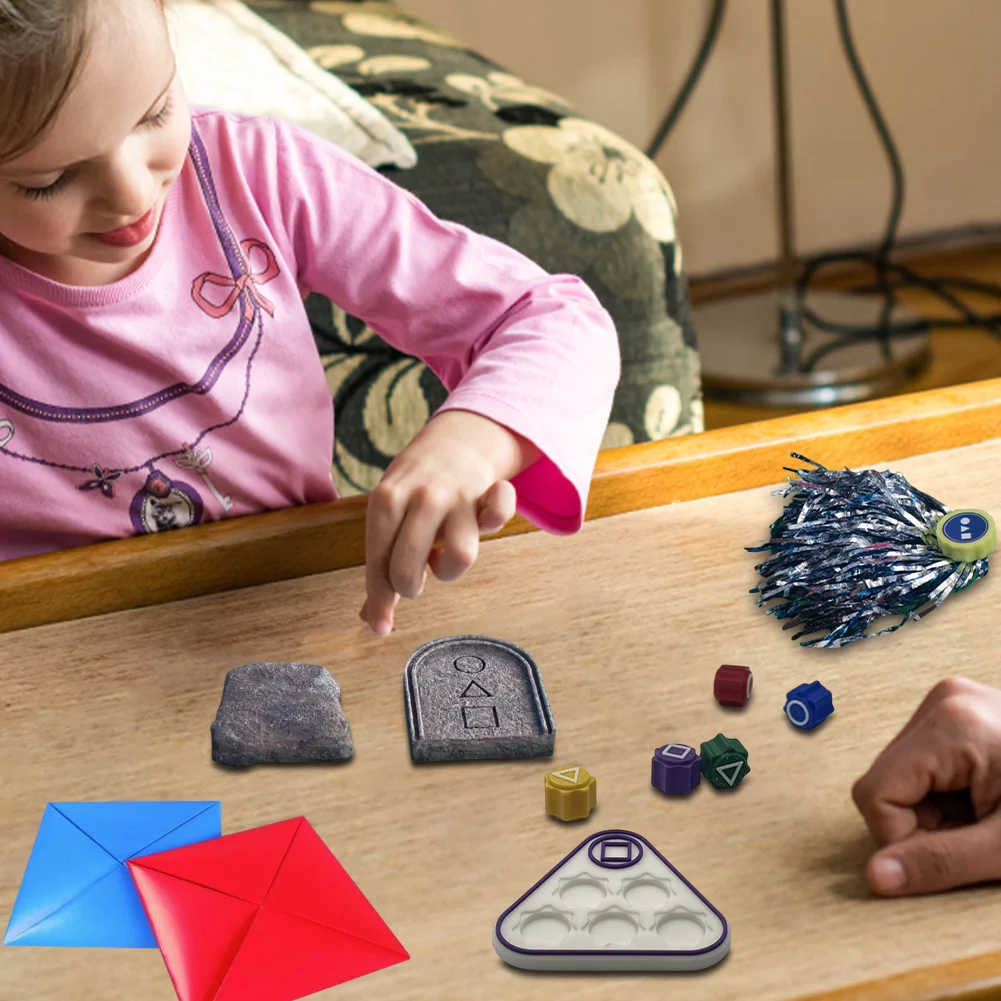 لعبة اللعب الكورية التقليدية Gonggi Jack Stone Pebbles Set التنسيق بين اليد والعين لعبة تخفيف التوتر مجموعة ألعاب Gong Gi
