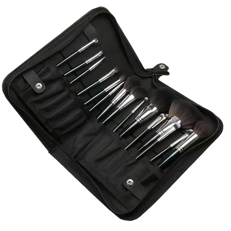 Frauen faltbare Make-up Pinsel Tasche Veranstalter weibliche Reise kosmetische Toiletten artikel Fall für Beauty-Tools Wasch zubehör Beutel – Detail 8