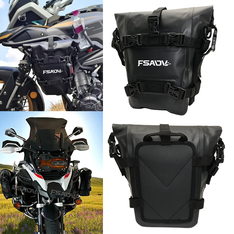 

1/2PC Motorcycle Bumper Bag For BMW R1200GS R1250GS ADV For HONDA NC750X CB500X Waterproof Crash Bars Bag Bumper Repair Tool Bag