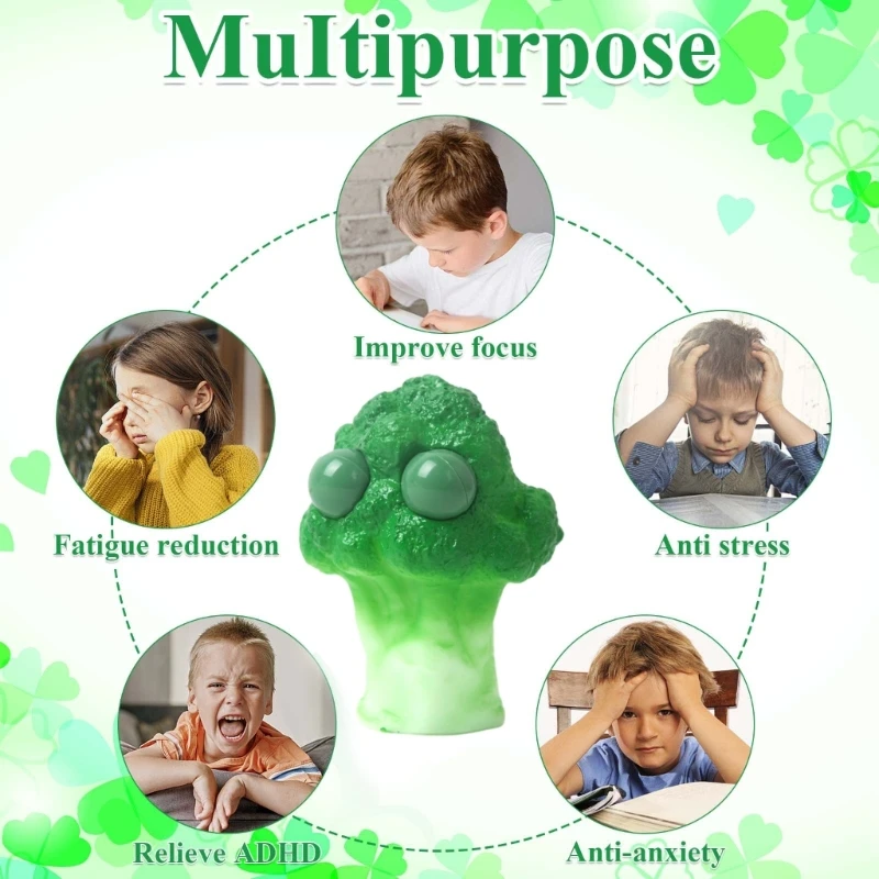 A5YC مضاد للضغط لعبة الخضار مع لعبة تصميم العين الحسية