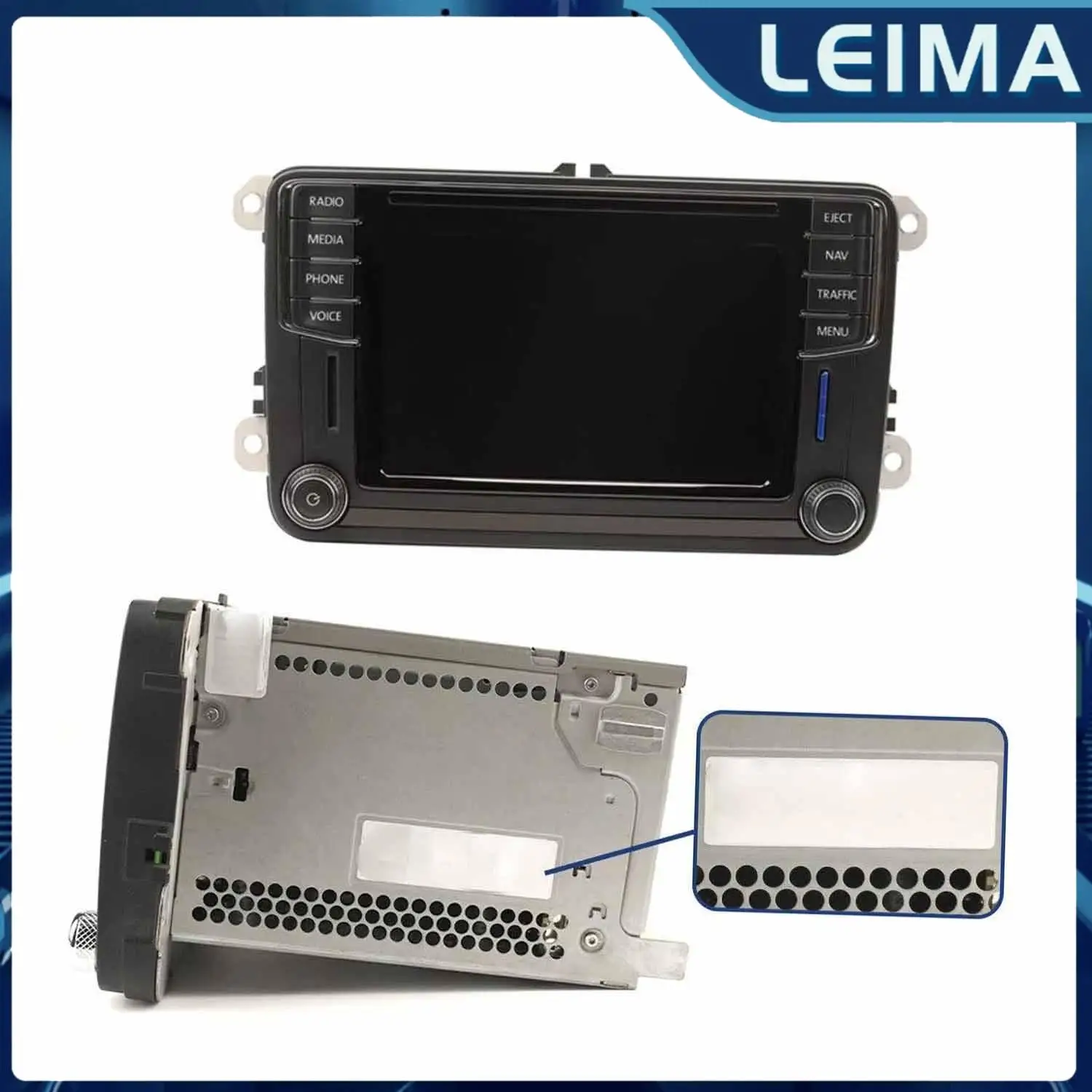 

5C0035684 5C0035680 1pc 6.5" Touch Screen LCD Display For VW Magotan Golf Polo Tiguan Jetta Passat Skoda MIB STD2 680 200 Radio