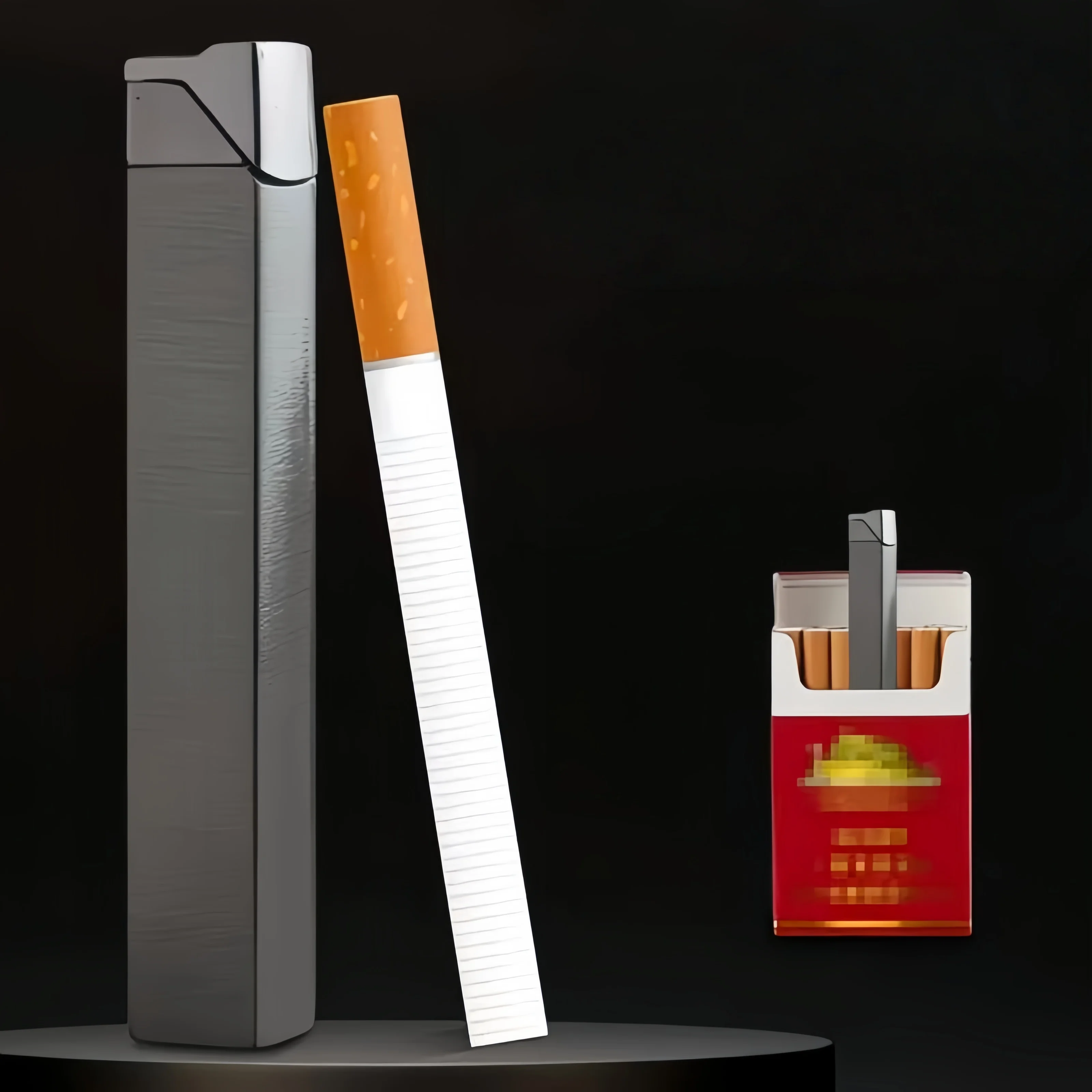 

Hot Selling Strip Metal Inflatable Lighter Mini Open Flame Lighter Can Be Given As A Gift To Friends with Cigarette Accessories