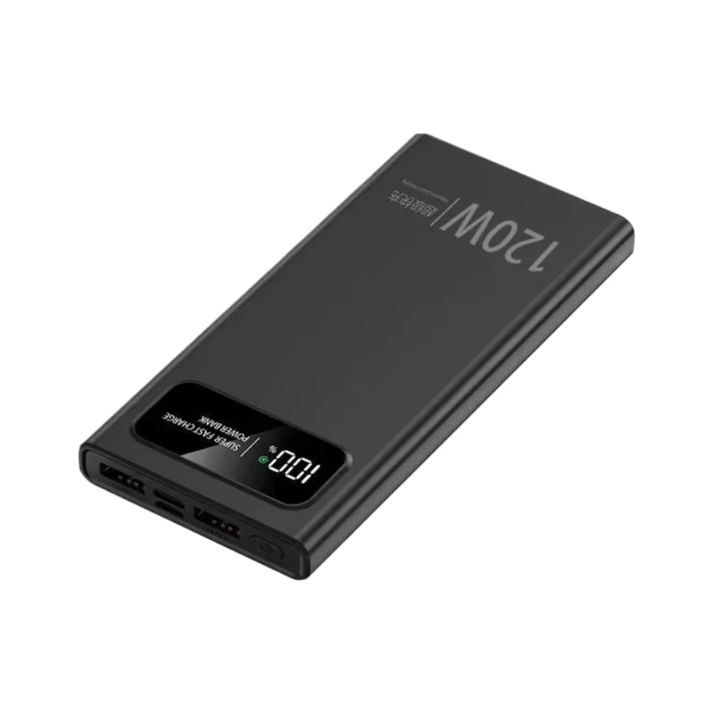 10000/20000mAh Power Bank 120W Super Fast Charger Large Capacity Mobile Power Portable External Battery For iPhone For Samsung