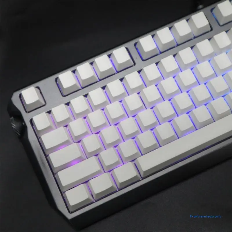 108Pcs PBT Blank DIY Keycap Mechanical Keyboard Cherry OEM XDA No Print White Keycap Set for Cherry MX DropShipping