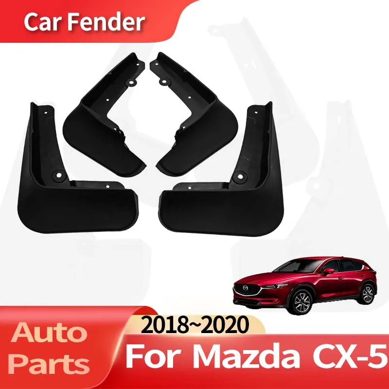 Auto Accessories For Mazda CX-5 KF 2018~2020 Lining Car Fender Anti-sand Splash Mud Guard Skin Punch-free Installation Car Tools