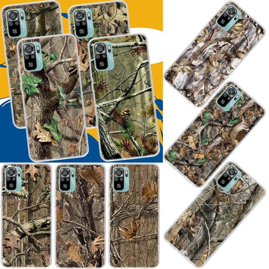 Realtree Real Tree Camo Phone Case For Xiaomi Mi 12T Pro 12X 11 Ultra 10 12 Lite 13 5G 11i 11T 10T 9 9T 8 6X 5X Cover Soft Funda