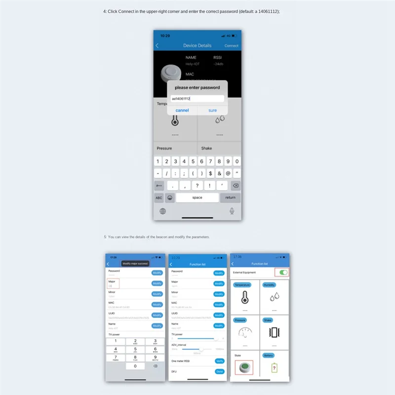 Bluetooth iBeaconタグ,白いラベル,nrf51822,ble4.2,モジュールロケーター,1個