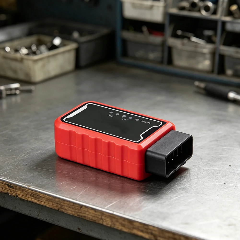 Car Diagnostic Adapter For ELM327 Reads Engine Fault For Codes Displays for live Sensor Data Compact 45x25x75mm Size