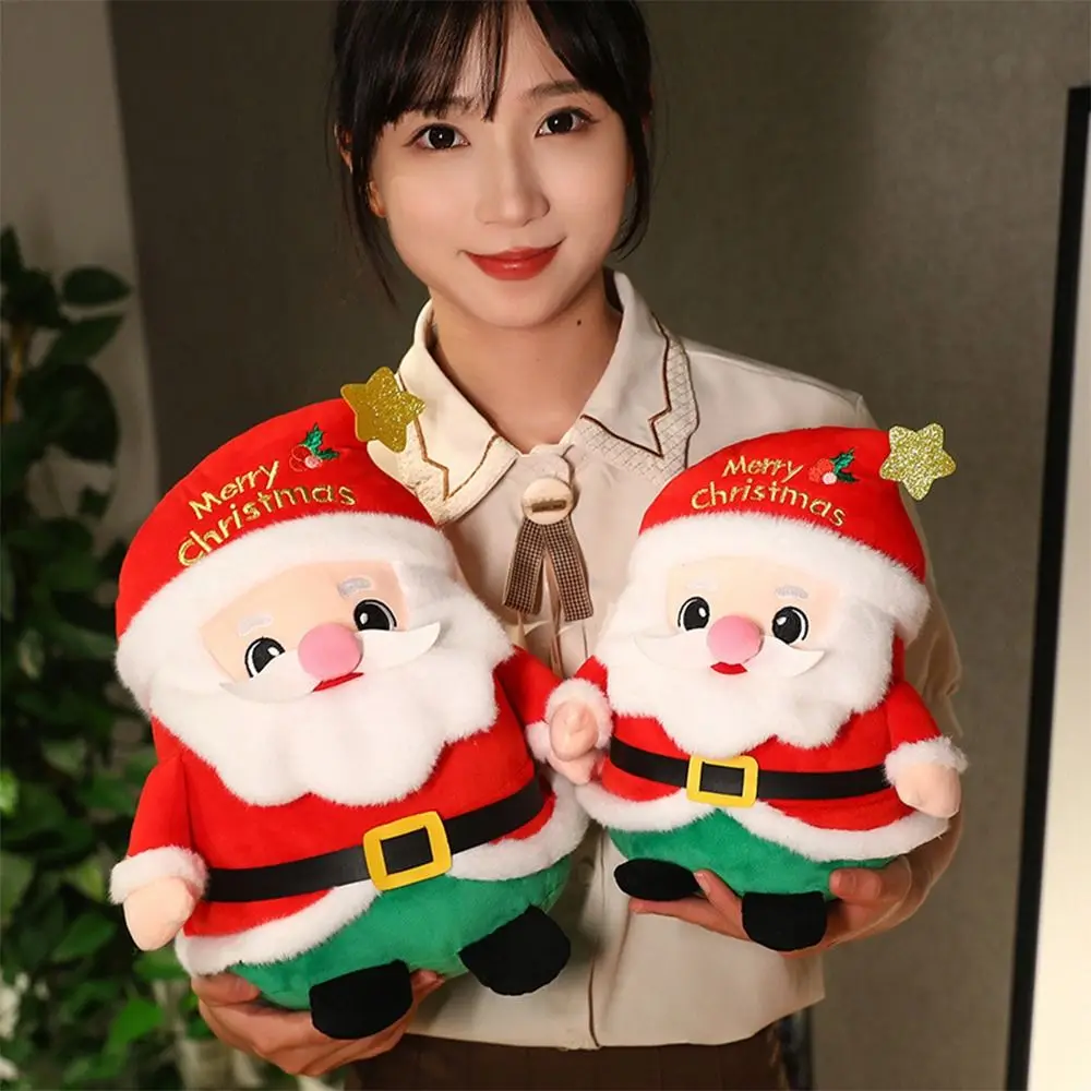 2024 Soft Santa Claus Plush ของเล่นน่ารัก Surprise คริสต์มาสของขวัญเดสก์ท็อปตกแต่ง