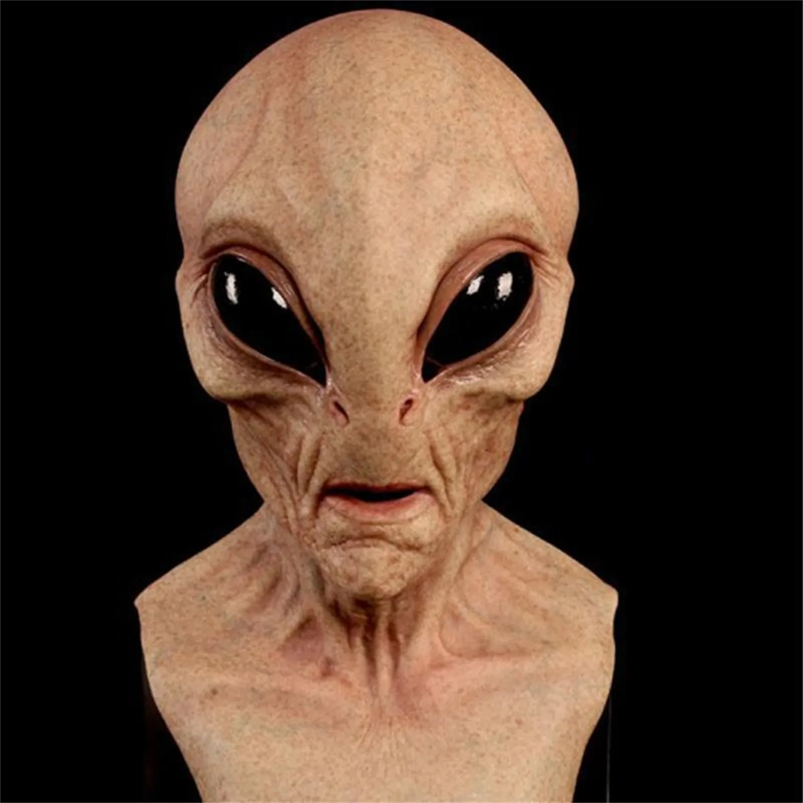 Halloween Alien Mask Scary Horrible Big Eyes Horror Alien Mask Full Head Latex Mask Maska Monster Maska Mondkapjes Akcesoria