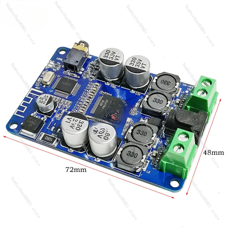 Fever Grade TDA7492P Bluetooth Digital Amplifier Board Module 2 * 25W Dual Channel AUX Bluetooth Input Stereo