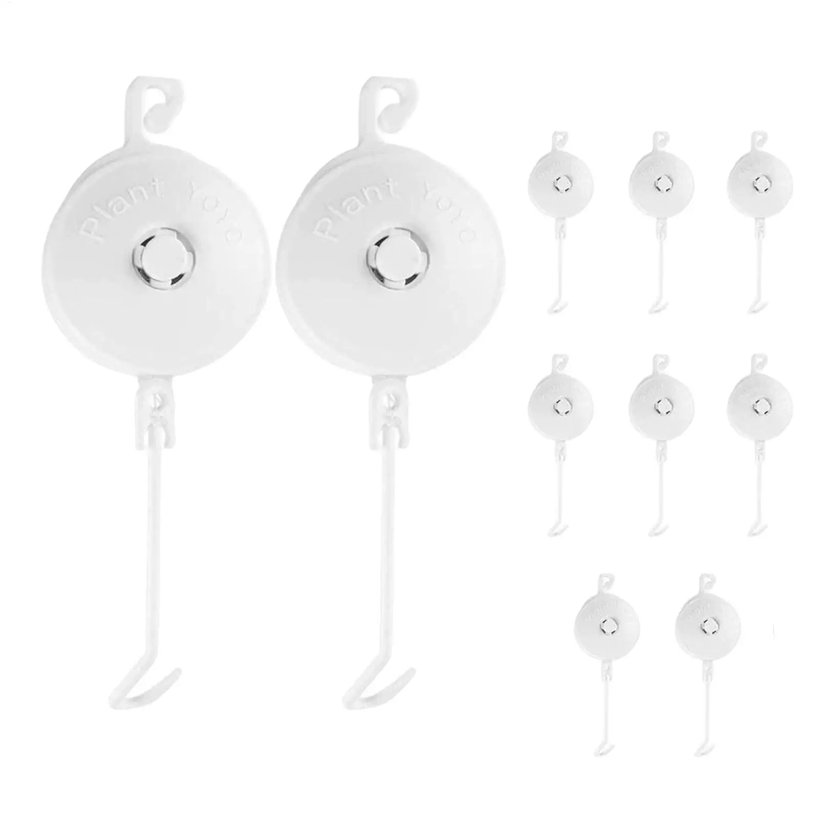 

Plant Yoyo 10 Pieces Grow Hanger with Transparent Rope Hydroponic Plant Yoyo for Hydroponic Home Outdoor Garden Balcony Backyard