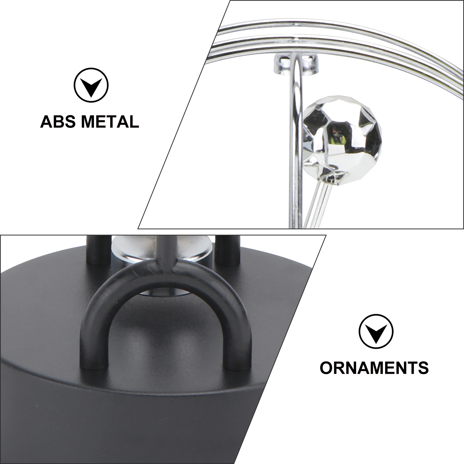 

Perpetual Motion Device Desk Toy Office Gadget Metal Physics Science Ornament Long Service High Quality