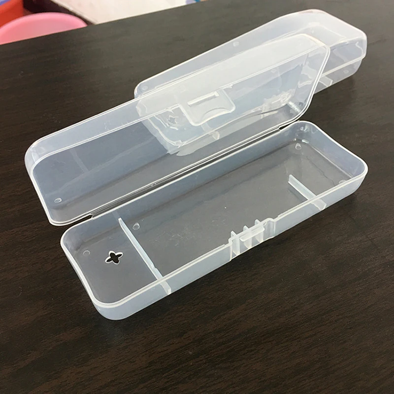 Estuche de plástico transparente para afeitadora de viaje, soporte para MANGO para recortadora de pelo Manual, limpieza portátil del hogar, caja a prueba de polvo