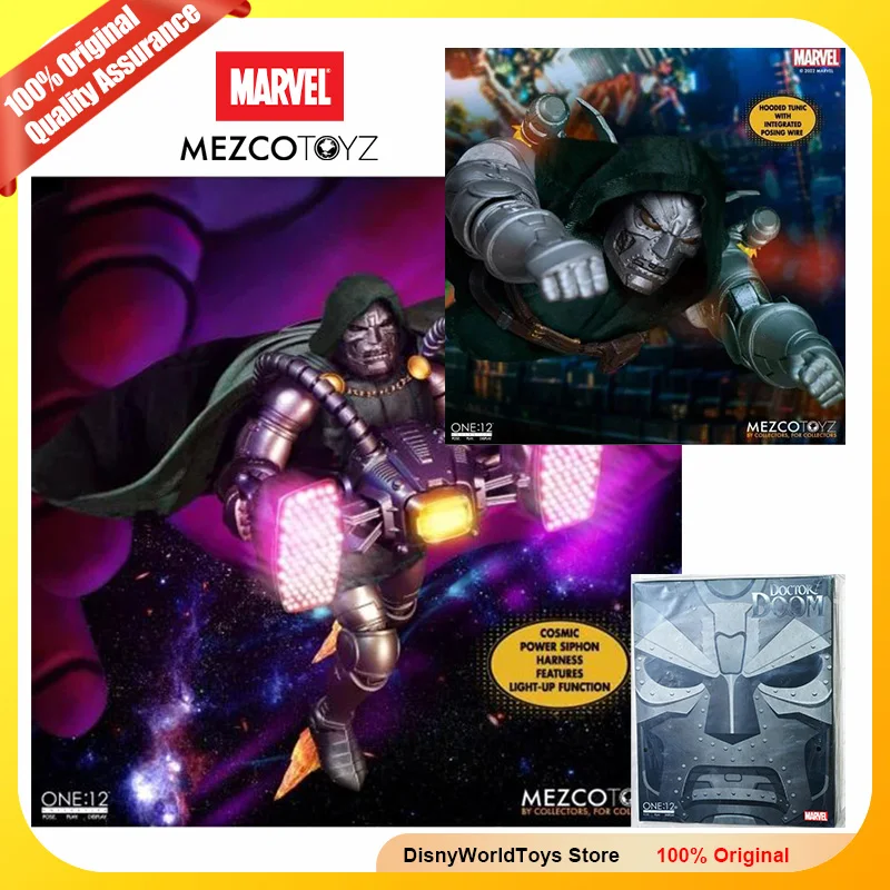 

100% Original Anime Figure Mezco Toyz The One 12 Collective Doctor Doom Genuine In Stock Collection Model Toys Gifts